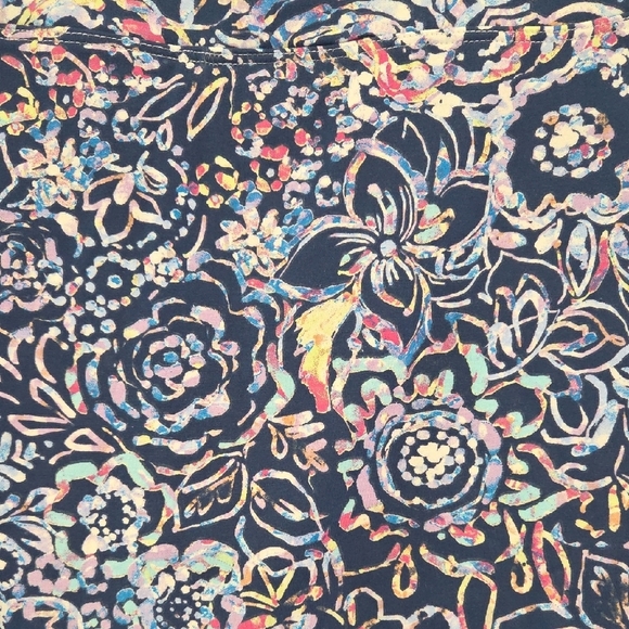 Slender Shaped Blue Multi-Colored Skort With Built- In Slimming Size Med - Picture 4 of 9